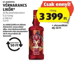 St. Hubertus vérnarancs likör