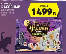ALDI Halloween rágógumi ajánlat