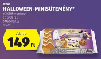 ALDI Freddi halloween-minisütemény ajánlat