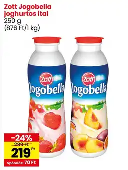 Interspar Zott Jogobella joghurtos ital ajánlat