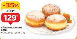 Auchan Sárgabarackos fánk ajánlat