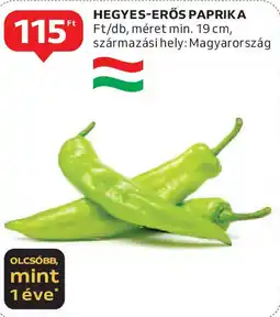 Auchan Hegyes-erős paprika ajánlat