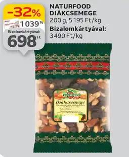 Naturfood diákcsemege