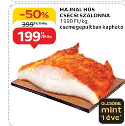 Auchan Hajnal hús csécsi szalonna ajánlat