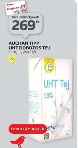 Auchan Auchan tipp uht dobozos tej ajánlat