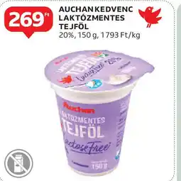 Auchan Auchan kedvenc laktózmentes tejföl ajánlat