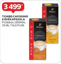 Auchan Tchibo cafissimo kávékapszula ajánlat