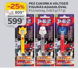 Auchan Pez cukorka változó figurás adagolóval ajánlat