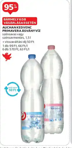 Auchan Auchan kedvenc primavera ásványvíz ajánlat