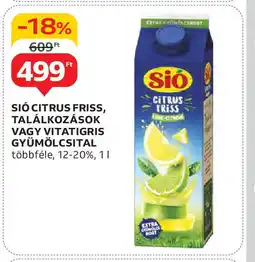 Auchan Sió citrus friss, találkozások vagy vitatigris gyümölcsital ajánlat