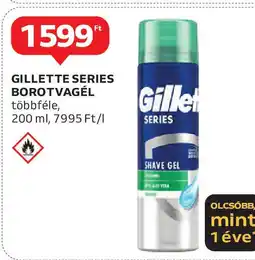 Auchan Gillette series borotvagél ajánlat