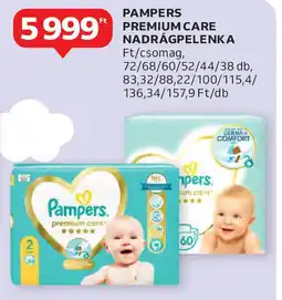 Auchan Pampers premium care nadrágpelenka ajánlat