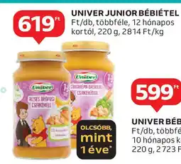 Auchan Univer junior bébiétel ajánlat