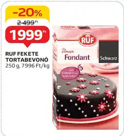 Auchan Ruf fekete tortabevonó ajánlat
