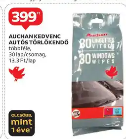 Auchan Auchan kedvenc autós törlőkendő ajánlat
