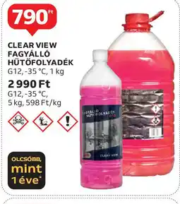 Auchan Clear view fagyálló hűtőfolyadék ajánlat