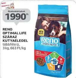 Auchan Reno optimal life száraz kutyaeledel ajánlat