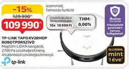 Auchan Tp-link tapo rv20mop robotporszívó ajánlat