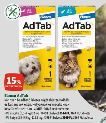 Fressnapf Elanco AdTab ajánlat