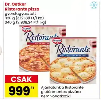 Spar Market Dr. Oetker Ristorante pizza ajánlat