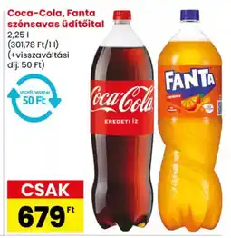 Spar Market Coca-Cola, Fanta szénsavas üdítőital ajánlat