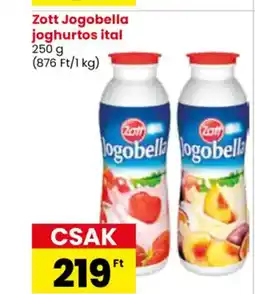 Zott Jogobella joghurtos ital