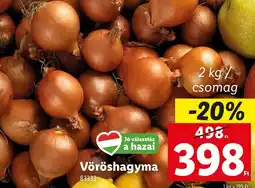 Lidl Vöröshagyma ajánlat