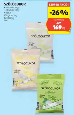 ALDI Szőlőcukor ajánlat
