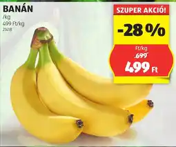 ALDI Banán ajánlat