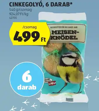 ALDI Cinkegolyó ajánlat