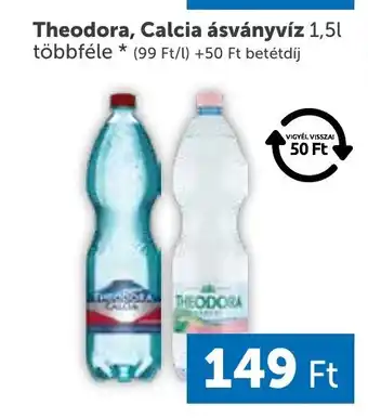 PRIVÁT Theodora, calcia ásványvíz ajánlat