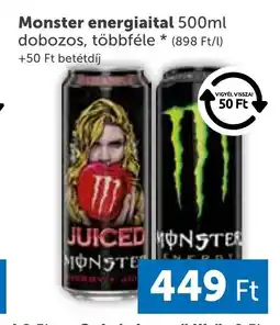 PRIVÁT Monster energiaital ajánlat