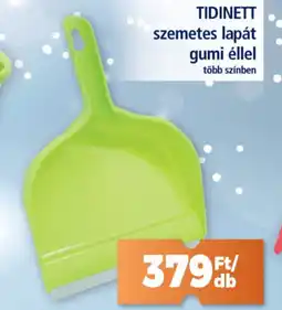 Tidinett szemetes lapát gumi éllel