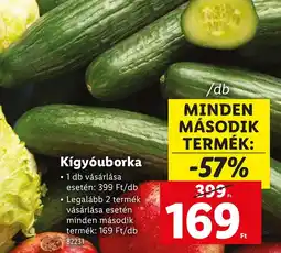 Lidl Kígyóuborka ajánlat