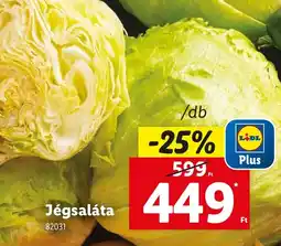 Lidl Jégsaláta ajánlat