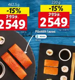 Lidl Füstölt lazac ajánlat