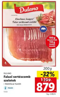 DULANO Falusi sertéscomb szeletek