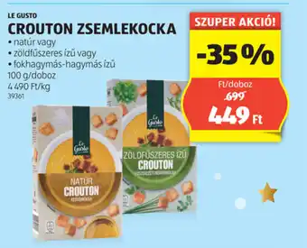 ALDI Le gusto crouton zsemlekocka ajánlat