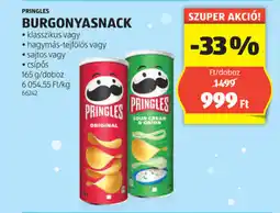 ALDI Pringles burgonyasnack ajánlat