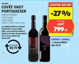 ALDI Villány cuvée / portugieser ajánlat