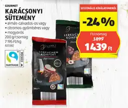 ALDI Gourmet karácsonyi sütemény ajánlat
