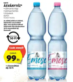 Emese ásványvíz