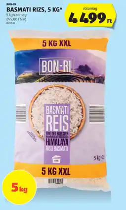 ALDI Bon-ri basmati rizs ajánlat