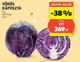ALDI Vörös káposzta ajánlat