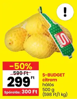 S-BUDGET citrom