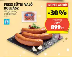 ALDI Friss sütni való kolbász ajánlat