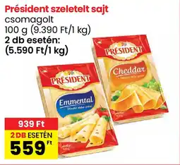 Spar Président szeletelt sajt ajánlat