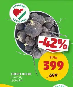 PENNY Fekete retek ajánlat