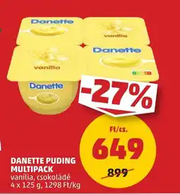 Danette puding multipack