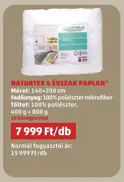 PENNY Naturtex 4 évszak paplan ajánlat